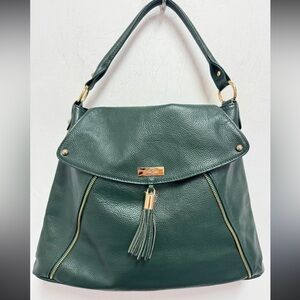 Onna Ehrlich Beautiful Green Pebbled Leather bag. Like new